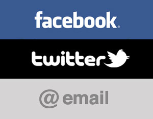 تمكين البريد الإلكتروني شارك وشارك الاجتماعية الميزات